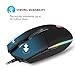 Gaming Mouse, EasySMX V50 Wired RGB Gaming Mouse with 16.8 Million Color Options, 5 Programmable Buttons, 5 DPI Adjustments, On Board Memory, up to 7000 DPI, Cycle & Breathing Lightingthumb 3