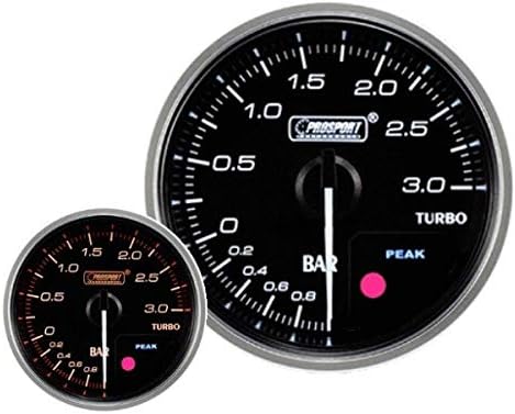 Amazon Co Jp ブースト計 60パイ Prosport プロスポーツ 60mm Pk ワーニング機能付 車 バイク