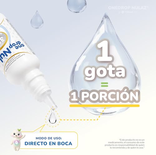 Vitamina ONEDROP NULAZ frasco con 20 mL, 1000 ALU por gota