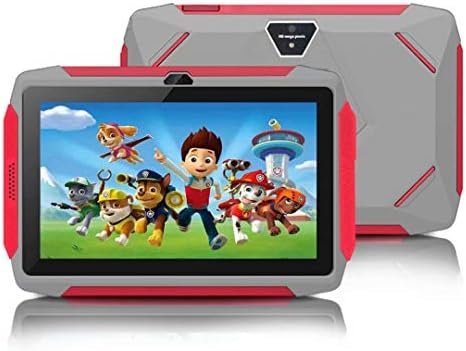 Kids Tablet for Learning, Android 8.1 Tablet for Kids, 7 inch 1024×600 HD IPS Screen, 1GB RAM+16GB ROM, with WiFi, Bluetooth, Dual Camera, Parental Control & 1.8GHz Quad-core Processor-Gray