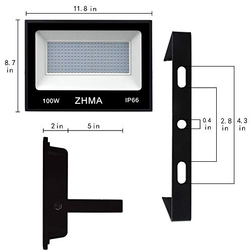 ZHMA 100W UV LED Black Light,IP66 Waterproof UV Light,for Indoor and Outdoor Blacklight Party,Stage Lighting,Aquarium,Neon Glow,Fluorescent Effect, Glow in The Dark Curing.ï¼ˆ2 Packï¼‰
