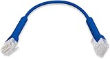 Ubiquiti UniFi Cat6 Ethernet Patch Cable Blue 0.2m RJ45 Networking view 2