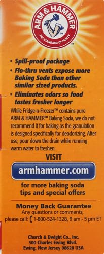 ARM & HAMMER – 1155 FRIDGE-N-FREEZER BAKING SODA, 14 OZ, MULTI