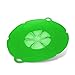   Homepop Boil Over Spill Stopper - Fits up to 12 Inch Pot or Pan - Perfect for Keeping Stove Top Clean - Green