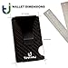 Carbon Fiber Minimalist Wallet & Key Organizer Set Includes Premium RFID Blocking Slim Front Pocket Wallet with Credit Card Holder and Money Clip for Men. Great Gear for Mens Everyday Use     