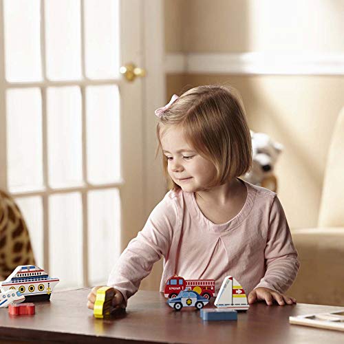 1 Melissa+Doug+Vehicles+Wooden+Chunky