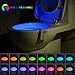 iBetterLife LED Toilet Night Lights Motion Activated with UV Sterilizer & Air Freshener, 16 Color Changing Motion Sensor Inside Toilet Bowl Seat Nightlight Target, Infrared Auto Detection Sensor Lamp