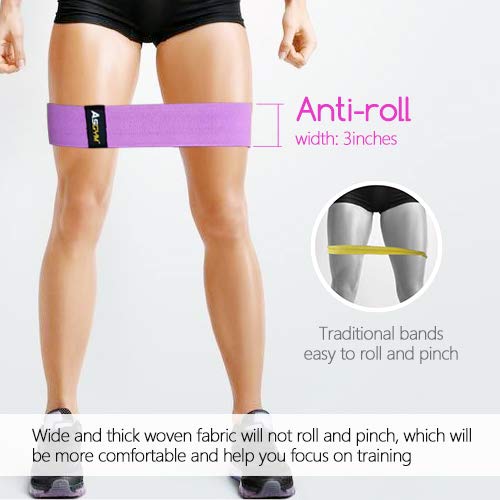 image for Asgym Hip Resistance Bands for Legs and Butt, Non-Latex Non-Slip Non-R