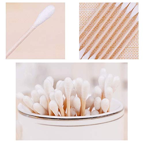 PandaHome, 1200 ct Cotton Swabs, Double Tipped Cotton Connect with 2.9" woonden handle for Cleaning Eyes, Ear, Keyboard, Fingernail, Bathtub and Gun (6 Boxes 200ct) - Thumbnail 7