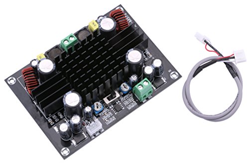 Yeeco Audio Amplifier Board Mono Channel Digital Audio Power Amplifier Board 12V 24V 150W Stereo Audio AMP Board Subwoofer for DIY Sound System Component