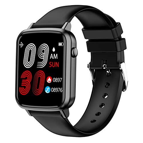 ایگرد | قیمت و خرید Smart Watch, Full Touch Screen Fitness Tracker with  Heart Rate Sleep Monitor, Ip67 Waterproof Bluetooth Smartwatch for Android  iOS Phones, Sport Watch, for Men Women (Black)