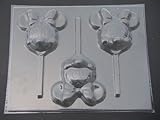 Large Famous Female Mouse Face Chocolate Candy Lollipop Mold