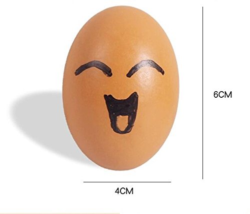 Easter Eggs Wooden Fake Eggs 9 Pieces 2 Colors