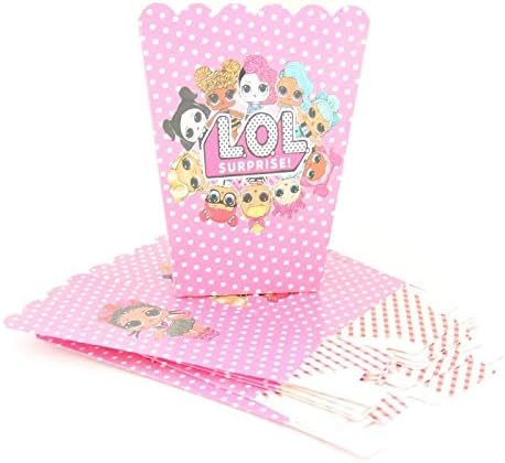 1 piece Girl Surprise Dolls Party Banner/Gift Bag/Balloons/Plate/Popcorn Box Baby Kids 1st Birthday Kid Cake Decoration Party Favor