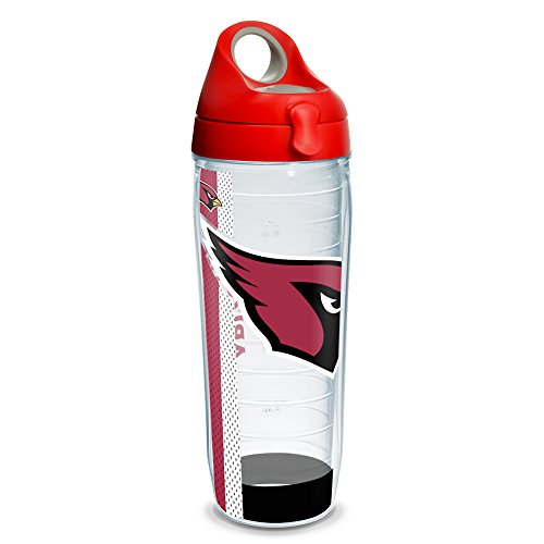 With Red Wb Lid, 24oz, Clear