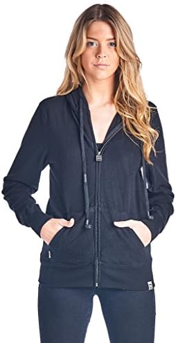 HB Super Girl's Full Zip Up Hoodie Buddie Built-In Headphones Black