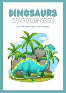 Livro COLORINDO DINOSSAUROS: DINOS