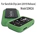 Silicone Skin Case Cover For SanDisk Clip Jam MP3 Player 2015 Release (Model SDMX26), Green