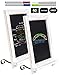 Rustic Chalk Board Signs (Set of 2) with 4 Chalk Markers and 40 Chalkboard Labels! Mini Magnetic Chalkboard Sign - Standing and Hanging Chalkboards! Small Blackboard for Rustic Wedding Decorations