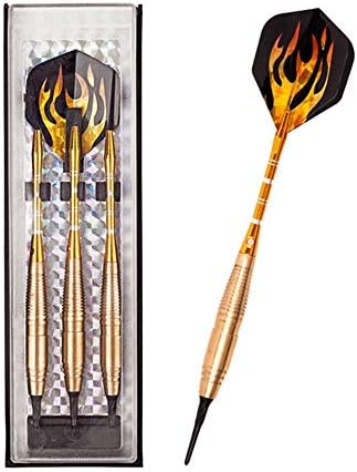 LIZHIHUI Darts,Soft Darts for Indoor Game 3 Pcs 20G Steel, Copper, Aluminum Shaft Professional Soft Tip Darts Indoor Sports Soft Tip Darts Pin Sports Game Games Durable Dart Flights Sports Games