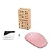 Wireless Mouse, VEGCOO Silent Click Mouse Potable With Nano Receiver, Optical Laptop Mice for PC, Macbook, Computer (C3 Pink)