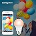 HaoDeng Smart Bulb, Smart Home Lighting, WiFi Light Bulbs, Color Changing Light Bulb, Smart Light Bulb Works with Alexa, Google Home, A19 Alexa Light Bulb No Hub Required, 60W Equivalent 500LM, 1Pack