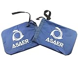 ASAER Mirror Snow Cover - Auto Side Mirror Ice / Snow / Frost Guard Protector Keeping Snow Ice off from Mirror - BONUS Cloth - Durable - Fit Most of the Cars Wing Mirrors (blue)