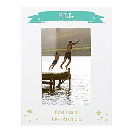 Shining Star 6 X 4 Photo Frame Personalised Amazon Co Uk