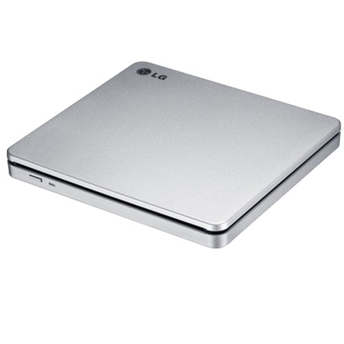 LG Electronics GP70NS50 USB 3.0 Compatible, Super-Multi Slot Loading Portable DVD+/-RW External Drive for PC Windows, Linux, Mac OS, Surface Pro 3&4, with M-DISC Support, Silver
