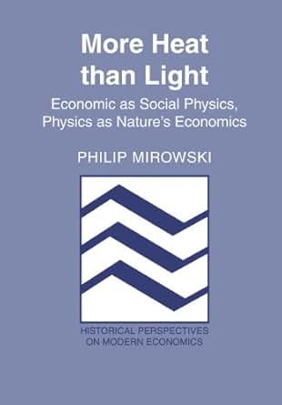 Amazon Com More Heat Than Light Economics As Social