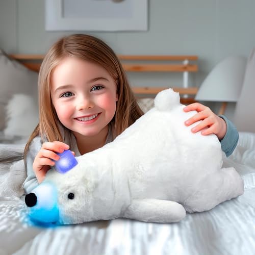 Sauvez l'ours Polaire, Animal de Compagnie interactif en Peluche, Son Nez Change de Couleur, Sauvez-Le avec Le Cube de Glace + 3 Ans (62008636)