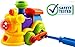 WolVol 22-Piece Take-A-Part Building Train - Toddler Assembly STEM Toy - Lights & Music - Take Apart for Boys & Girls - Screwdriver Included - Educational Put Together - Motor Skill