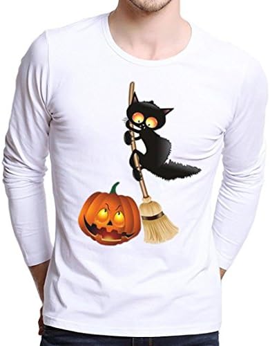 Men Blouse, Neartime Men Long Sleeve Plus Size Printing Tees Shirt T Shirt (XS, J)