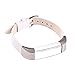Aottom Compatible for Fitbit Alta Bands Leather, Fitbit Alta HR Leather Band for Women Men Sport Wristband Metal Buckle Bracelet Replacement Bands for Fitbit Alta/Fitbit Alta HR Fitness Tracker, White