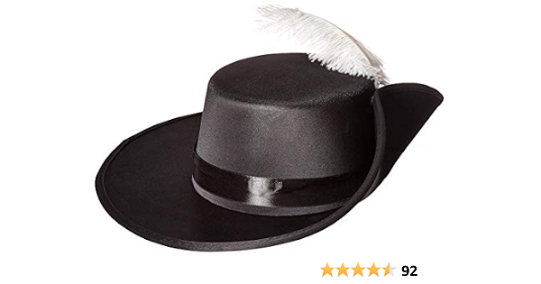 Musketeer Hat - Costume Accessory 