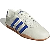 Adidas Women's Grand Court Low Top, Off White/Lucid Blue/Gum, 8.5