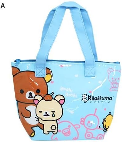 Rilakkuma Cooler Tote Bag Type A Blue K-8151 from Japan