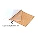 Resinta 80 Pack Self-Adhesive Cork Squares 4 Inches x 4 Inches Cork Backing Sheets Mini Wall Cork Tiles with a Storage Bag for Coasters and DIY Crafts