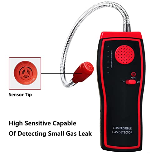 HYTONG Combustible Gas Detector,Gas Leak Detector,Adjustable