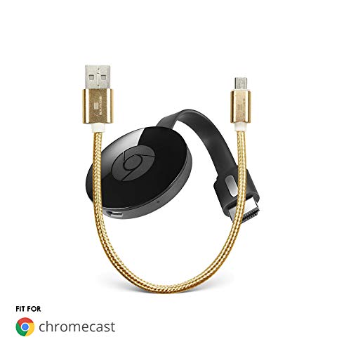 EXINOZ Chromecast USB Power Cable (Does NOT Include Chromecast