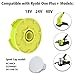 X Home Weed Eater String Compatible with Most Ryobi Cordless Trimmers, 6 Spools & 1 Cap, Part#AC80RL3 Green