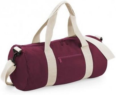 burgundy duffle bag