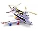 2-in-1 Kids Airplane & Helicopter Toy Bump & Go Action Airplane Toy A330 Airliner Airbus w/ Attached Rescue Helicopter , Flashing 4D Lights & Jet Engine Sounds | Take-A-Part Airplane Toy For Kids