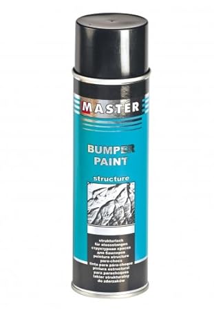 Master Troton Strukturlack für Kunststoff Schwarz 500ml Spray