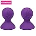 Female Nipple Sucker IMISO Silicone Women's Breast Pump Couple Funny Nipples Massage for Women Wife (Purple)