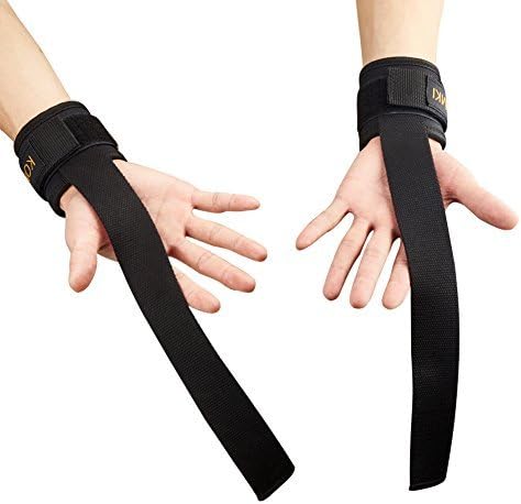 Weight Lifting Straps With Wrist Protect Wraps For Weightlifting, Bodybuilding, Deadlifts, Strength Training, bench pressing [ Pair]