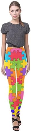 Honey Day House Custom Jigsaw Puzzles Fashion All Over Printing Leggings for Women