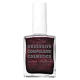Obsessive Compulsive Cosmetics Nail Lacquer, Black Metal Dahlia, 0.5 Fluid Ounce