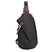 AOTIAN Unisex Sling Backpack Waxed Canvas Crossbody Bag Daypack 10 Liters, Height 14.5 Inches