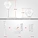FUNME Mini Handheld Fan, 3 Speed Adjustable Personal Portable Fan 2600mAh Rechargeable Battery Operated USB Table Fan Cooling Foldable for Outdoor Hiking Travel Office Household, White